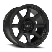 Vision 351 17x9 +20 5x139.7mm 108mm Satin Black
