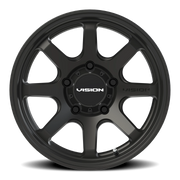 Vision 351 17x9 +20 5x139.7mm 108mm Satin Black