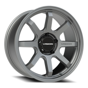 Vision 351 20x9 +10 5x139.7mm 108mm Satin Grey