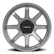 Vision 351 20x9 +10 5x139.7mm 108mm Satin Grey