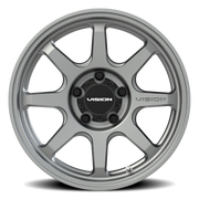 Vision 351 17x8.5 +10 5x127mm 78.1mm Satin Grey