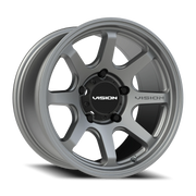 Vision 351 17x9 +20 5x139.7mm 108mm Satin Grey