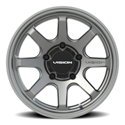 Vision 351 17x9 +20 5x139.7mm 108mm Satin Grey