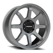 Vision 351 20x9 +10 6x139.7mm 106.2mm Satin Grey