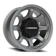Vision 351 16x8 +0 8x165.1mm 125.2mm Satin Grey