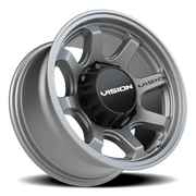 Vision 351 16x8 +0 8x165.1mm 125.2mm Satin Grey
