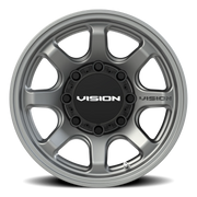 Vision 351 16x8 +0 8x165.1mm 125.2mm Satin Grey