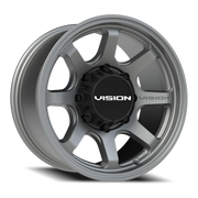 Vision 351 17x8.5 +18 8x165.1mm 125.2mm Satin Grey