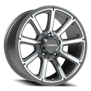 Vision 353 20x9 +12 5x150mm 110.2mm Gunmetal Machined Face
