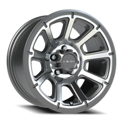 Vision 353 16x8 +0 5x114.3mm 83mm Gunmetal Machined Face