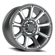 Vision 353 17x8.5 -6 5x127mm 78.1mm Gunmetal Machined Face