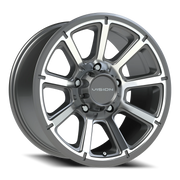 Vision 353 18x9 +12 5x150mm 110.2mm Gunmetal Machined Face