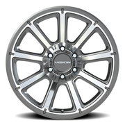 Vision 353 20x9 +18 6x139.7mm 106.2mm Gunmetal Machined Face