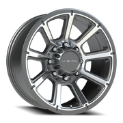 Vision 353 20x9 +12 8x180mm 124.2mm Gunmetal Machined Face