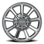 Vision 353 20x9 +12 8x180mm 124.2mm Gunmetal Machined Face