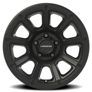 Vision 353 16x8 +0 5x114.3mm 83mm Matte Black