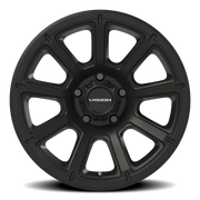 Vision 353 17x8.5 -6 5x127mm 78.1mm Matte Black