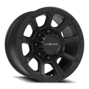 Vision 353 17x8.5 +18 8x170mm 125.2mm Matte Black