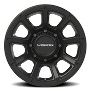 Vision 353 17x8.5 +18 8x170mm 125.2mm Matte Black