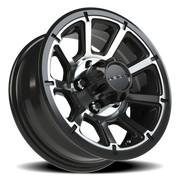 Vision 353 14x5.5 +0 5x114.3mm 83mm Gloss Black Machined Face