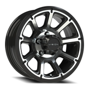 Vision 353 15x6 +0 5x114.3mm 83mm Gloss Black Machined Face