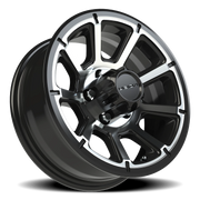Vision 353 15x6 +0 5x114.3mm 83mm Gloss Black Machined Face