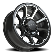 Vision 353 15x6 +0 6x139.7mm 108mm Gloss Black Machined Face
