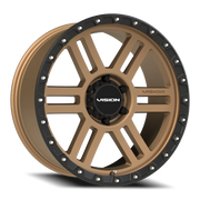 Vision 354 20x9 +12 6x139.7mm 106.2mm Satin Bronze Satin Black Lip