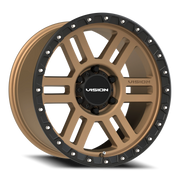 Vision 354 18x9 +12 6x135mm 87.1mm Satin Bronze Satin Black Lip