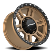 Vision 354 18x9 +12 8x165.1mm 125.2mm Satin Bronze Satin Black Lip