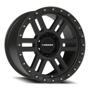Vision 354 18x9 -12 6x139.7mm 106.2mm Satin Black