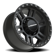 Vision 354 18x9 -12 8x165.1mm 125.2mm Satin Black