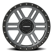 Vision 354 20x9 +12 6x139.7mm 106.2mm Satin Grey