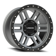 Vision 354 17x9 -12 6x139.7mm 106.2mm Satin Grey