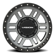 Vision 354 17x9 -12 8x165.1mm 125.2mm Satin Grey