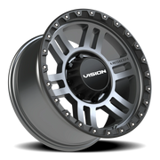 Vision 354 18x9 +12 8x170mm 125.2mm Satin Grey