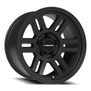 Vision 355 17x9 -12 5x127mm 78.1mm Satin Black