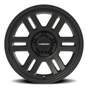 Vision 355 17x9 -12 5x127mm 78.1mm Satin Black