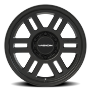 Vision 355 17x9 +18 6x139.7mm 106.2mm Satin Black