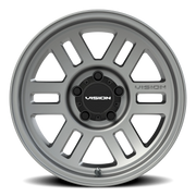 Vision 355 16x8 +0 5x114.3mm 83mm Satin Gray