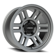 Vision 355 17x9 -12 5x127mm 78.1mm Satin Gray