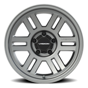 Vision 355 17x9 -12 5x127mm 78.1mm Satin Gray