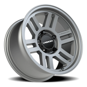Vision 355 17x9 -12 5x139.7mm 108mm Satin Gray