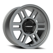 Vision 355 17x9 +18 5x139.7mm 108mm Satin Gray