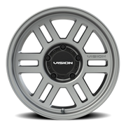 Vision 355 17x9 +18 5x139.7mm 108mm Satin Gray