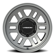 Vision 355 16x8 +0 6x139.7mm 110mm Satin Gray