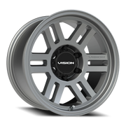 Vision 355 17x9 +0 6x135mm 87.1mm Satin Gray