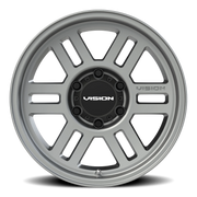 Vision 355 17x9 +18 6x139.7mm 106.2mm Satin Gray