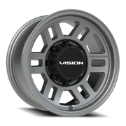 Vision 355 16x8 +0 8x165.1mm 125.2mm Satin Gray