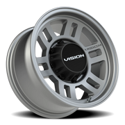 Vision 355 16x8 +0 8x165.1mm 125.2mm Satin Gray